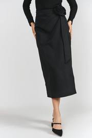 Adina LV | Rosette Midi Skirt