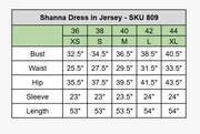 Adina LV | Shanna Dress in Jersey - Black
