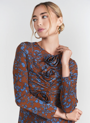 Adina LV | Shanna Dress- Copper Floral