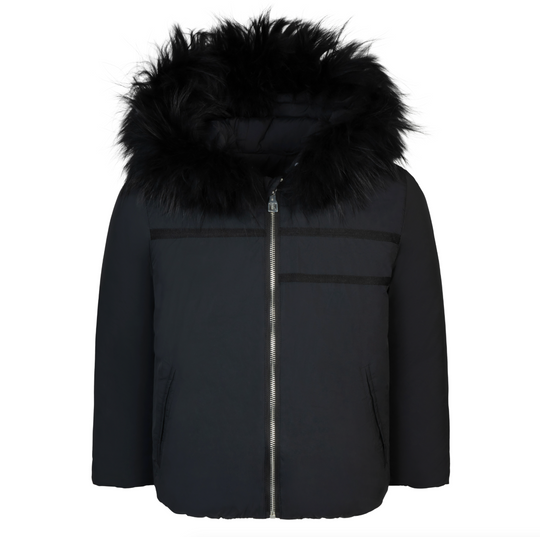 Cozy Coop | Twill Ribbon Quilt Down Coat