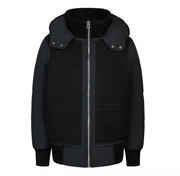 Cozy Coop | Wool Patchwork Bomber