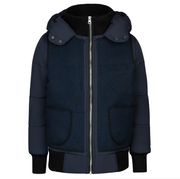 Cozy Coop | Wool Patchwork Bomber
