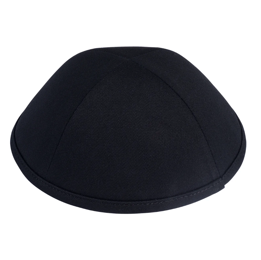 IKIPPAH | BLACK COTTON YARMULKE