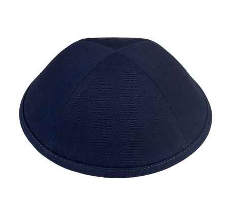 IKIPPAH | NAVY COTTON YARMULKE