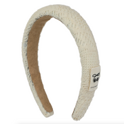 Heirloom Bows | Crochet Lace Puff Headband