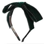 Heirloom Bows | Velvet Pearl Bow Headband