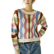 Color Wave Sweater