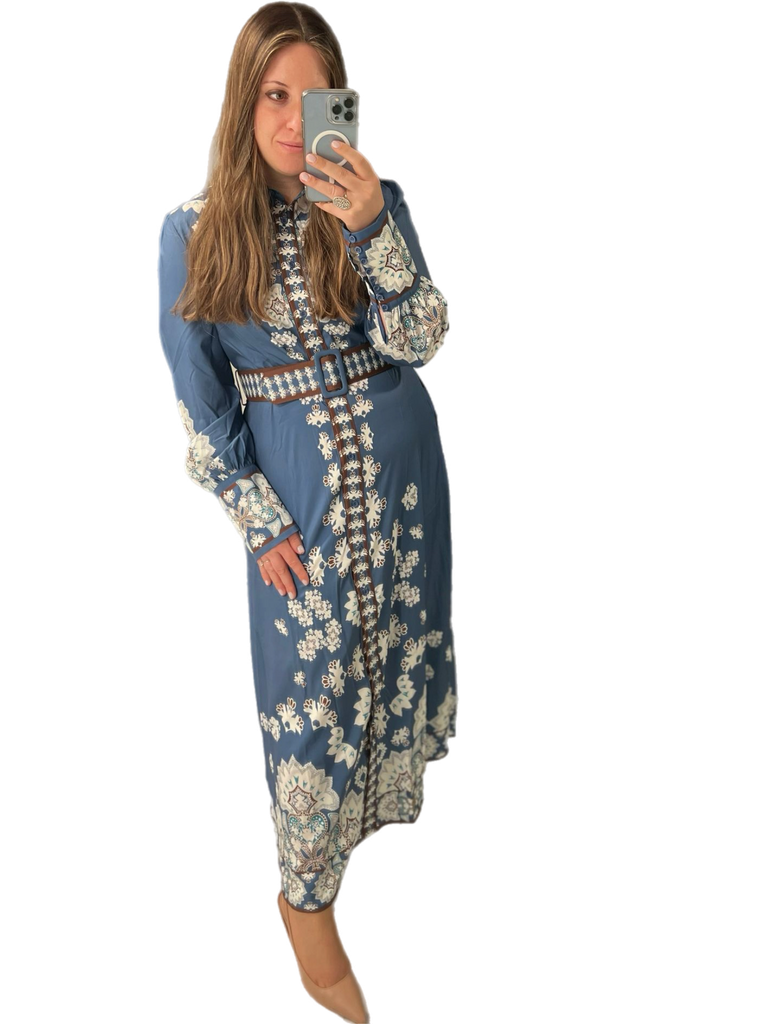 Blue Jay Maxi Dress