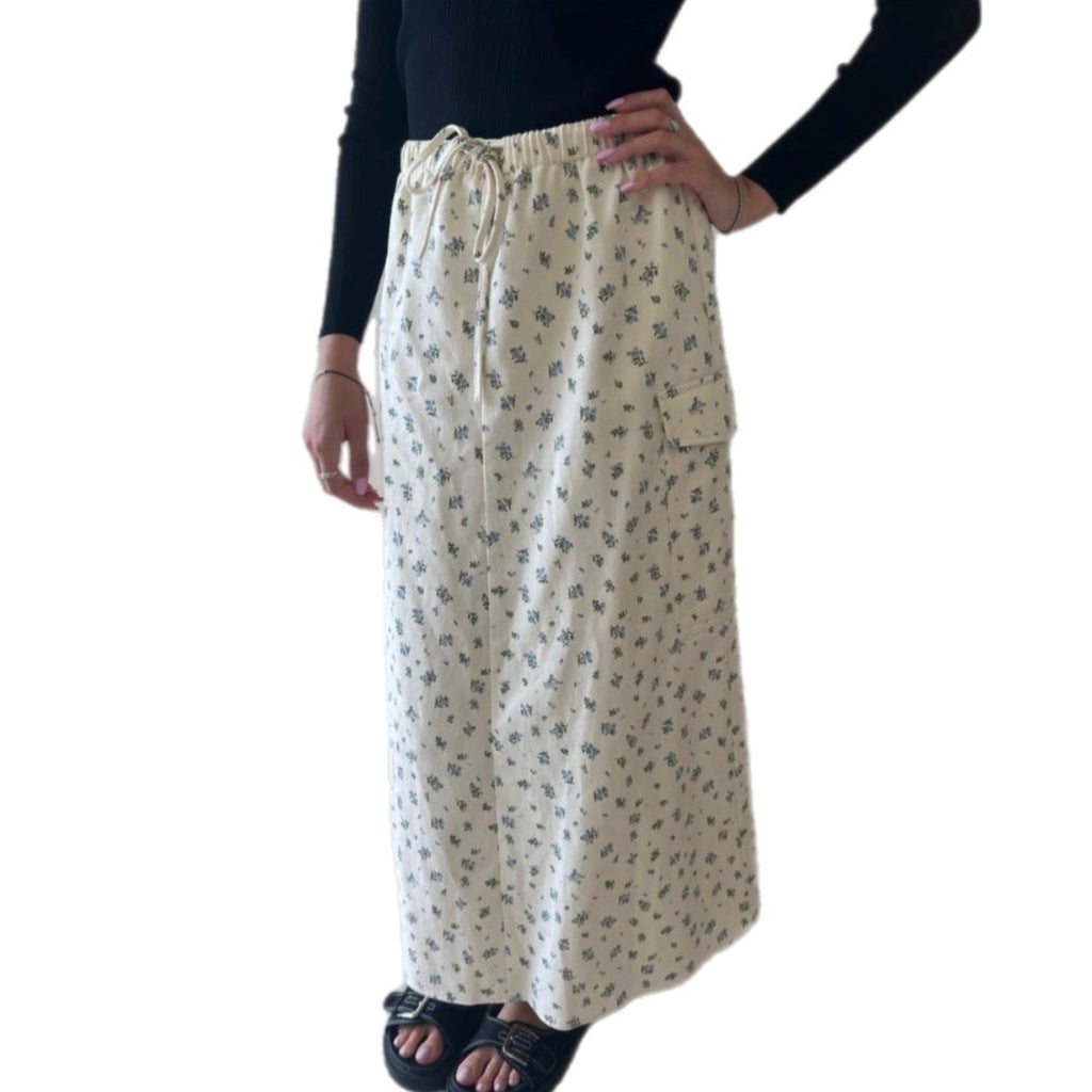 Floral Cargo Skirt