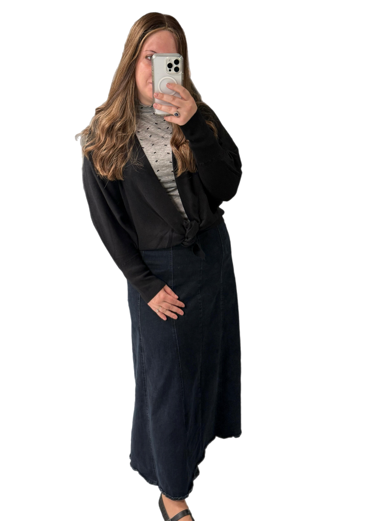 Tie Cardigan