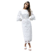 White Eyelet Dress
