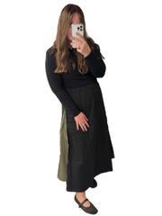 Side Zippers Skirt