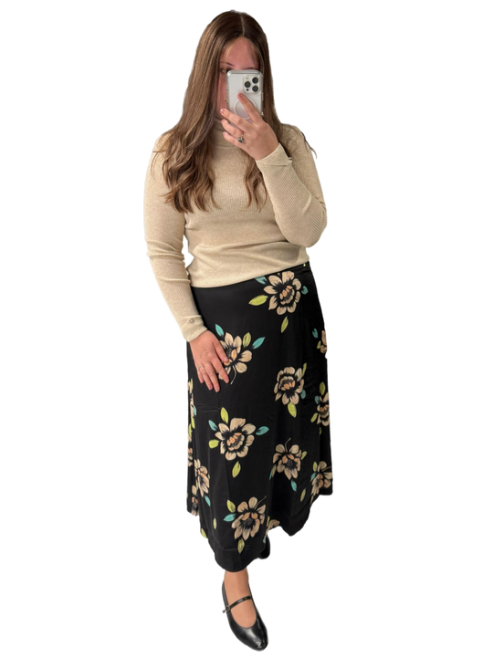 Floral Maxi Skirt
