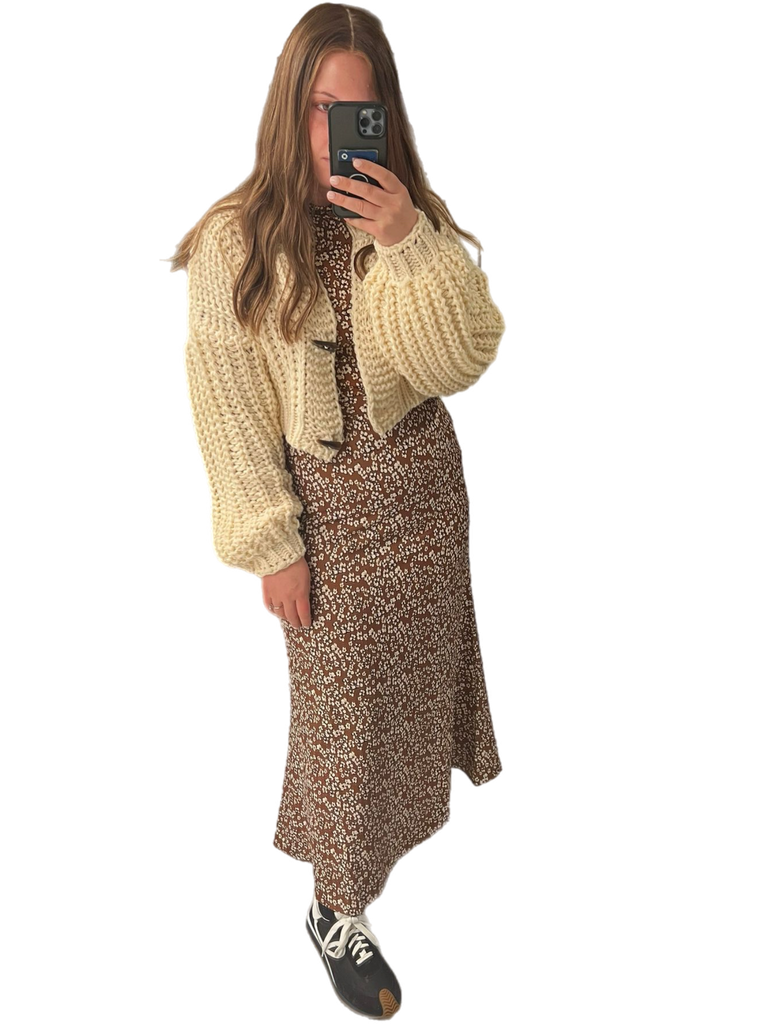 Camel Slip Skirt