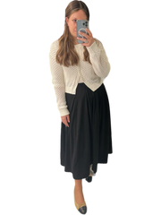 Paneled Maxi Skirt