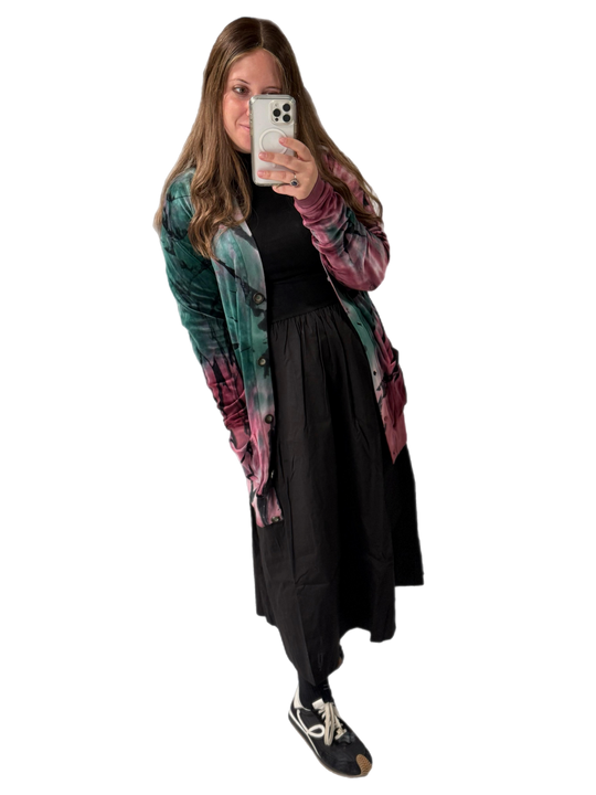 Hardtail | Velour Oversized Cardigan