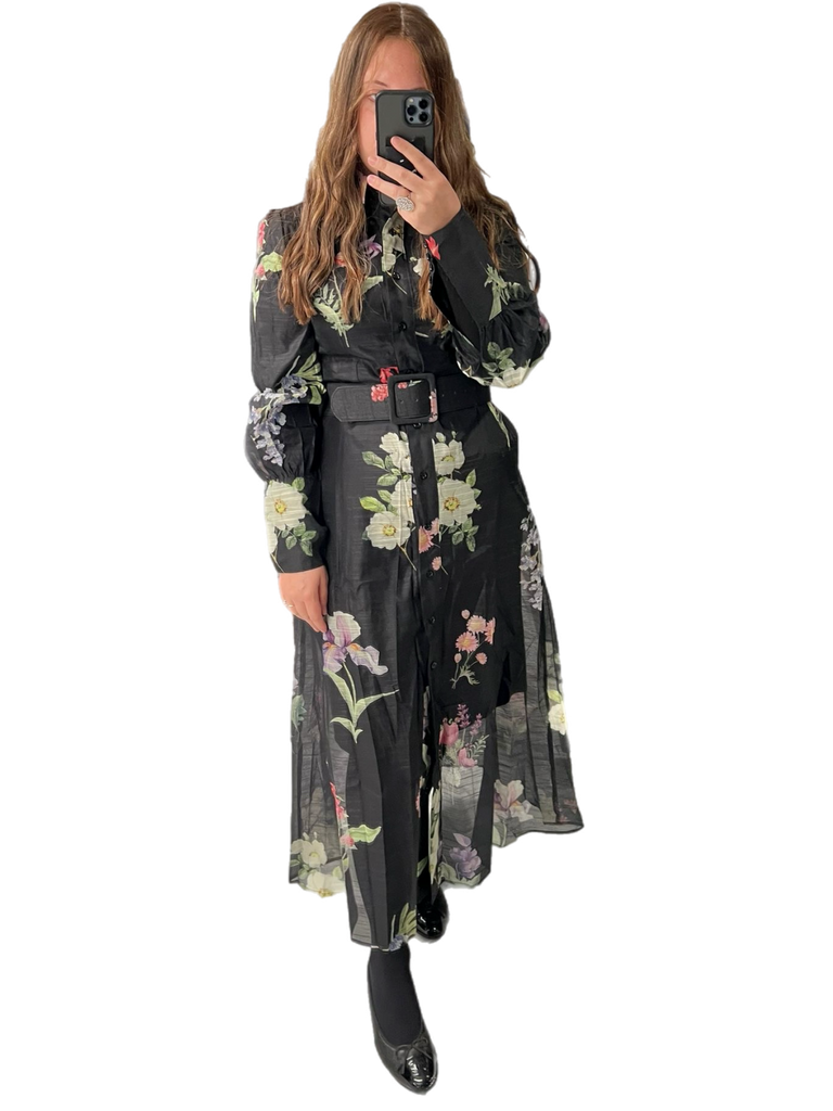 Floral Sheer Dress