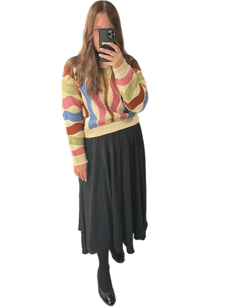 Color Wave Sweater