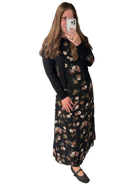 Curve | Floral Print Cardigan