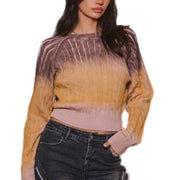 Ombre Cable Sweater