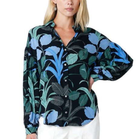 Leaf Print Blouse