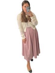 Paneled Maxi Skirt