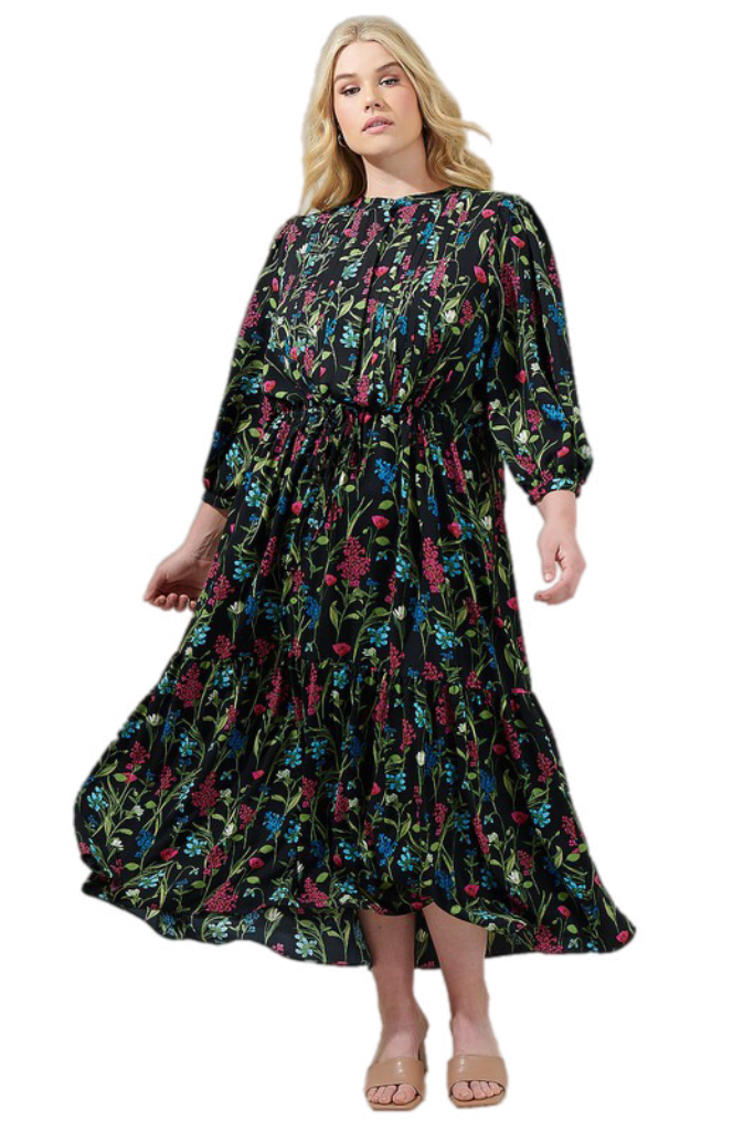 Curve | Blossom Midi Dress