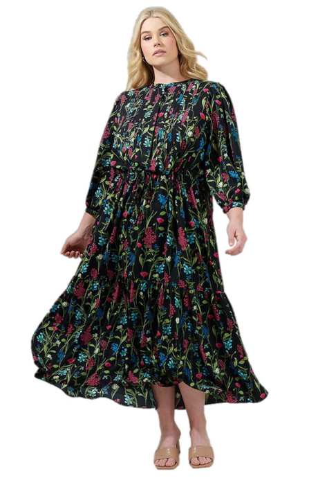 Curve | Blossom Midi Dress